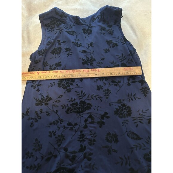 Lots Of Love By Speechless Women’s Dress Small Navy Blue Lace Sleeveless - Picture 3 of 7